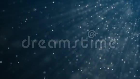 水下漂浮粒子的无缝背景全高清清晰度视频的预览图