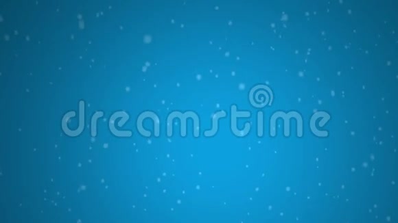 蓝色背景上的雪视频的预览图