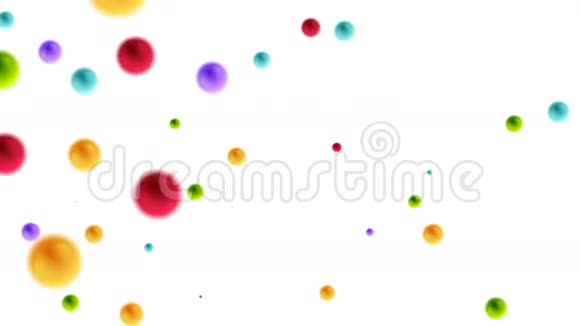 彩球泡泡视频动画视频的预览图