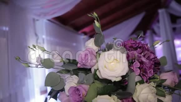 餐厅婚礼装饰视频的预览图