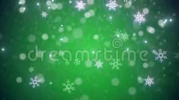 圣诞节新年环保循环背景视频的预览图