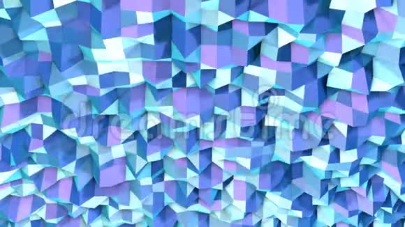 摘要简单蓝紫低聚三维表面作为复杂背景软几何低聚运动背景视频的预览图