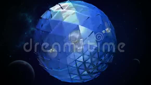 旋转球体空间科学实验室视频的预览图
