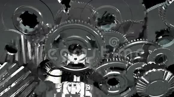 齿轮车削三维动画视频的预览图