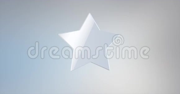 广星白色3d图标视频的预览图