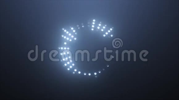 蓝色高科技LED均衡器视频的预览图