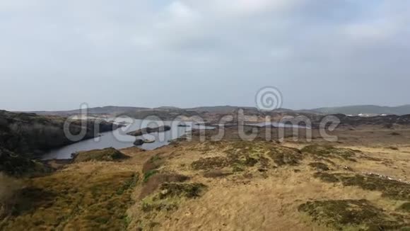 多恩堡的鸟瞰波图多恩加尔郡爱尔兰视频的预览图