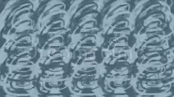 抽象艺术混沌曲线背景缠绕波纹线编织背景视频的预览图