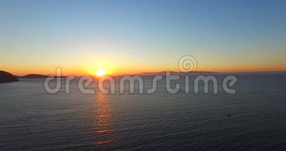 海上日落美景视频的预览图