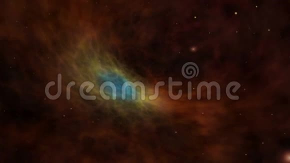 宇宙彩色星云和恒星视频的预览图