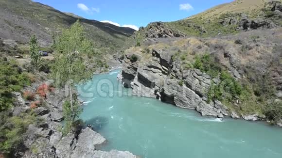 新西兰奥塔戈的卡瓦劳河视频的预览图