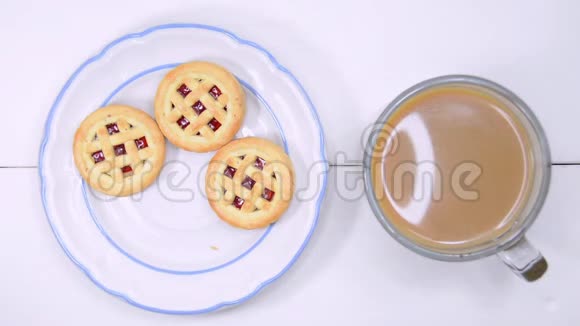饼干和咖啡视频的预览图