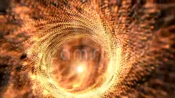4k内橙色隧道颗粒无缝对接背景视频的预览图