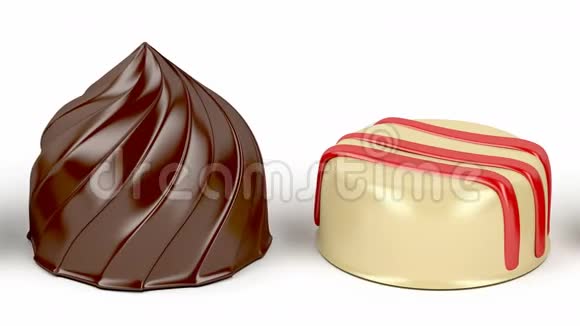 选择不同的巧克力糖果视频的预览图
