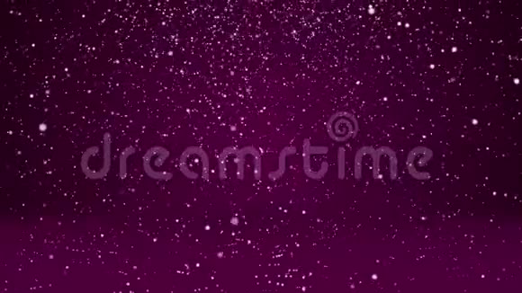 降雪表面沉降紫色冬季背景作为广告或标志的地方圣诞节或新年视频的预览图