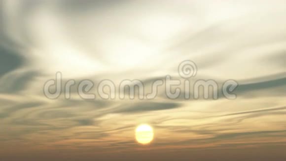 日落时分从远处传来日落的景象视频的预览图