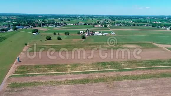 阿米什农村和农场由Drone看到视频的预览图
