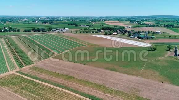 阿米什农村和农场由Drone看到视频的预览图