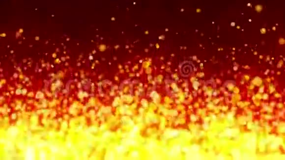 热粒子背景视频的预览图