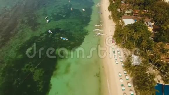 美丽的沙滩菲律宾视频的预览图
