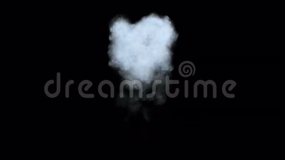 飞溅水滴烟云水液喷雾颗粒烟火背景视频的预览图