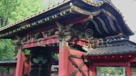 东京著名的神道神社邦京的内祖金亚视频的预览图