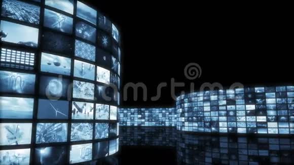 动画展开娱乐视频墙可循环3D绘制4K视频的预览图