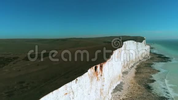 苏塞克斯的英国白崖上视频的预览图