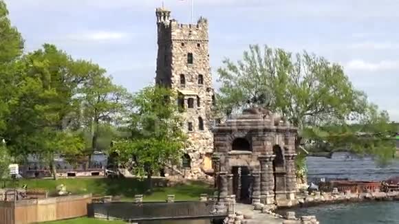 城堡塔旧建筑中世纪视频的预览图