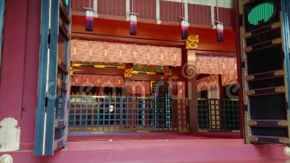 东京著名的神道神社邦京的内祖金亚视频的预览图