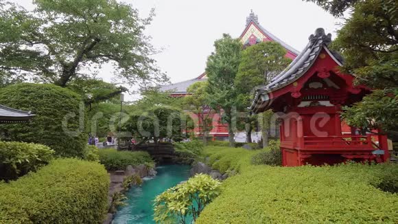 东京森秀寺著名的Asakusa森秀寺视频的预览图