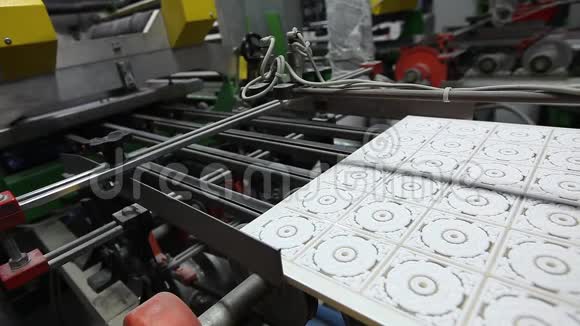 瓷砖制造瓷砖生产自动化生产线Indors视频的预览图