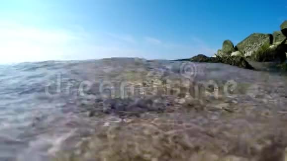波兰波罗的海的软冲浪视频的预览图