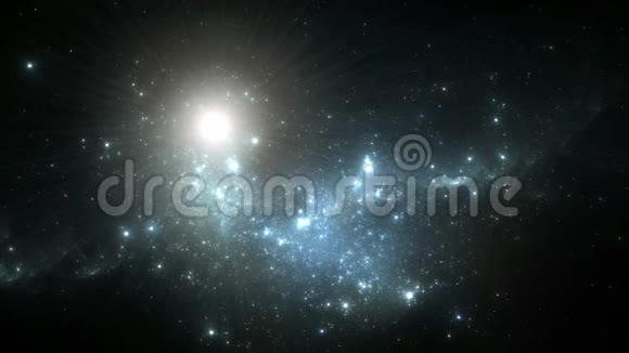 动态空间星云的延时视频视频的预览图