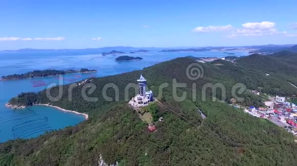 韩国Jeollanamdo海纳姆Ttangkkeut天文台景观视频的预览图