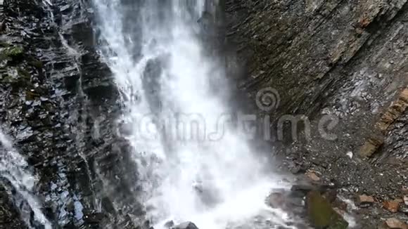 高山瀑布森林视频的预览图