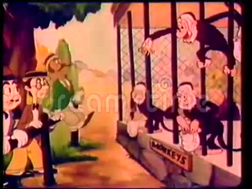 笼子里的猴子在动物园喂人视频的预览图