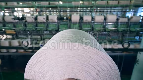 工业纺织厂4K视频的预览图