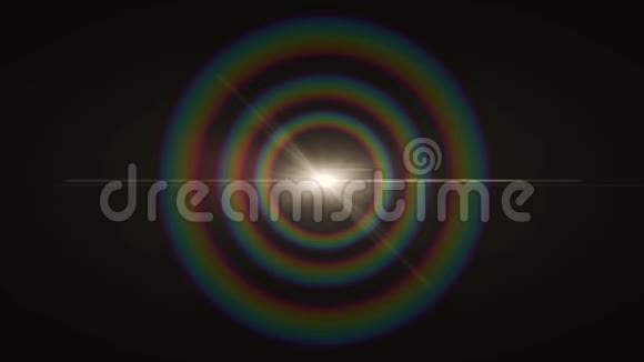 真正的变形透镜耀斑4K镜头视频的预览图