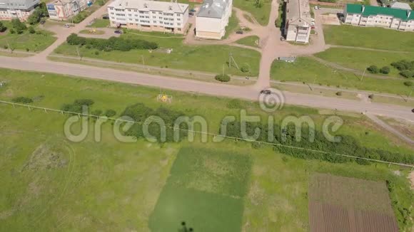 囚室大楼城市通讯空中射击视频的预览图