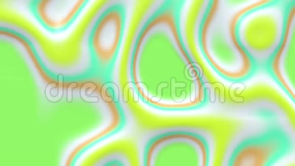 液体油漆循环动画背景流体流动波浪纹理三维渲染动态壁纸无缝运动梯度视频的预览图