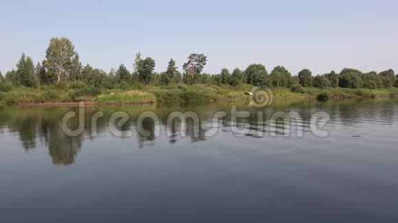 德维纳河西部美丽的景色视频的预览图