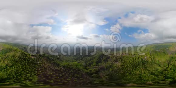 印度尼西亚巴厘岛山景vr360视频的预览图