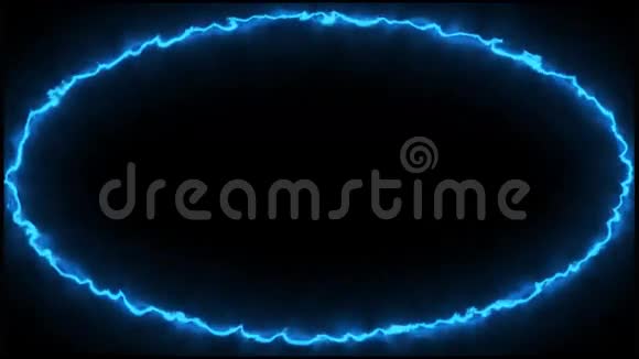 黑色背景4K蓝色电动全框架视频的预览图