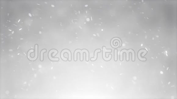 抽象银色背景上的雪视频的预览图