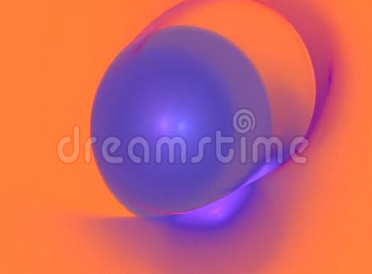 橙色的蓝色球视频的预览图