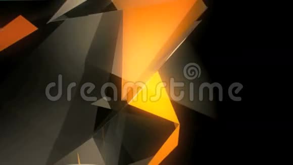 棕色的水晶块在屏幕上飞舞视频的预览图