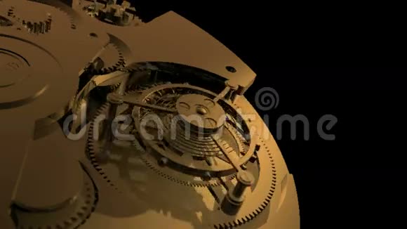 机械金石英动画阴影视频的预览图
