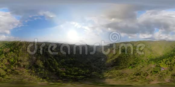 印度尼西亚巴厘岛山景vr360视频的预览图