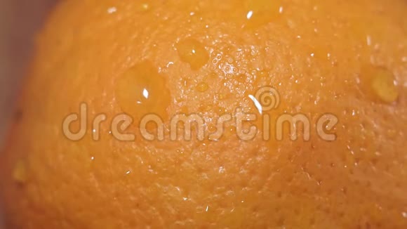 果汁柑橘水果橙色特写视频的预览图